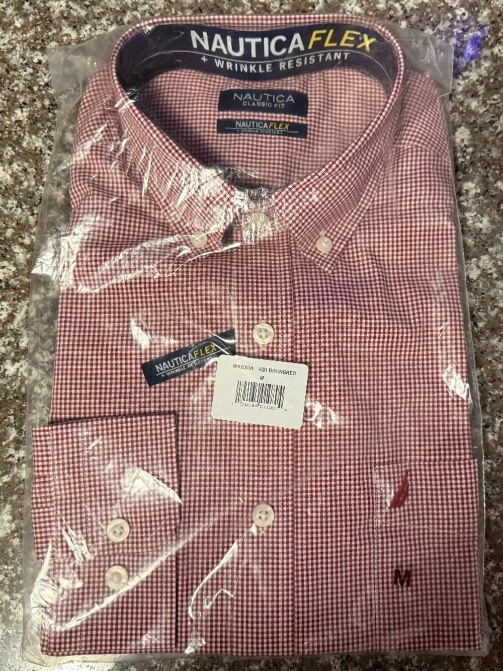 Nautica Long Sleeve Button Down M NWT